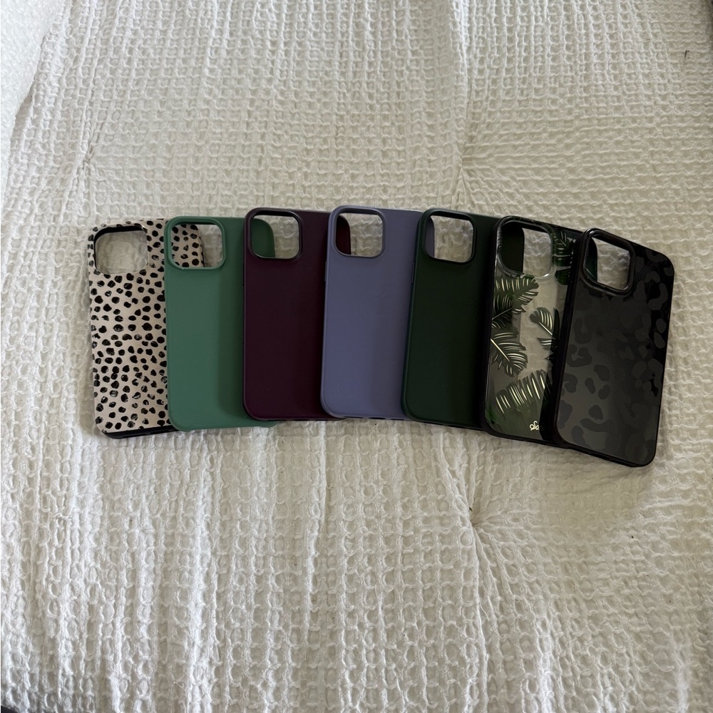 Lot of Seven iPhone 13 Pro Max Cases